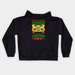 Cookie Casting Crew Funny Ugly Xmas Ugly Christmas Kids Hoodie